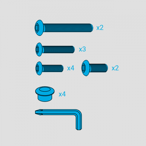 Peça sobressalente - EROS Screw Kit