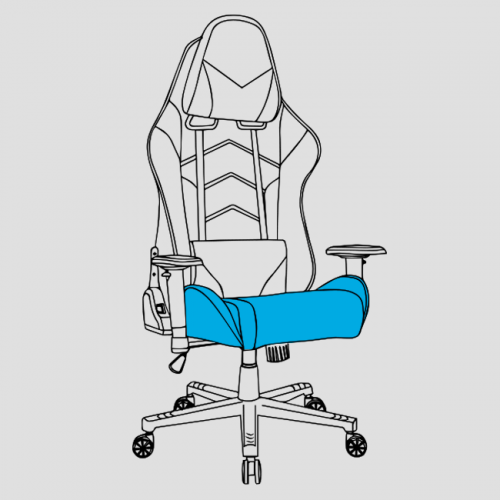 Replacement - Kitsune Seat Blue