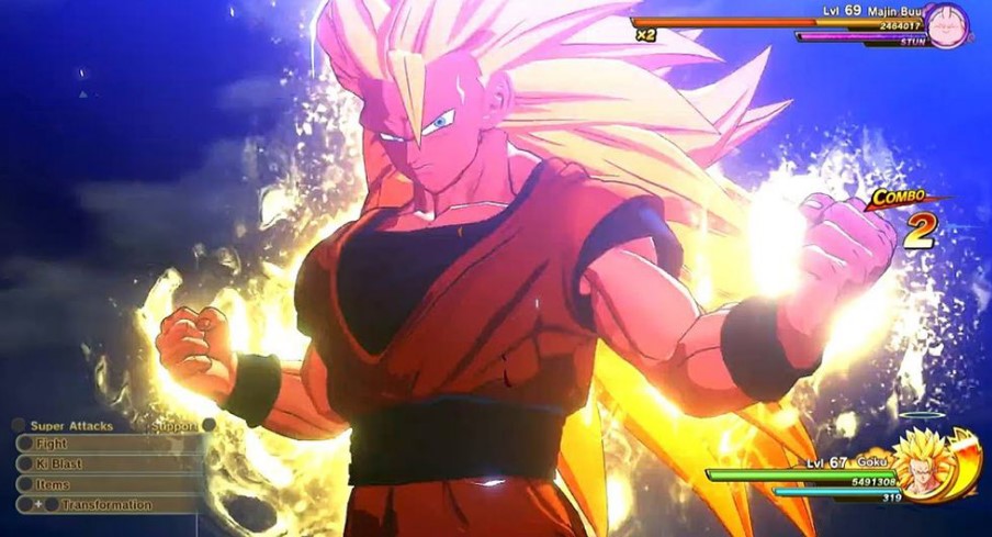 Fusión de Goku en Dragon Ball Z Kakarot