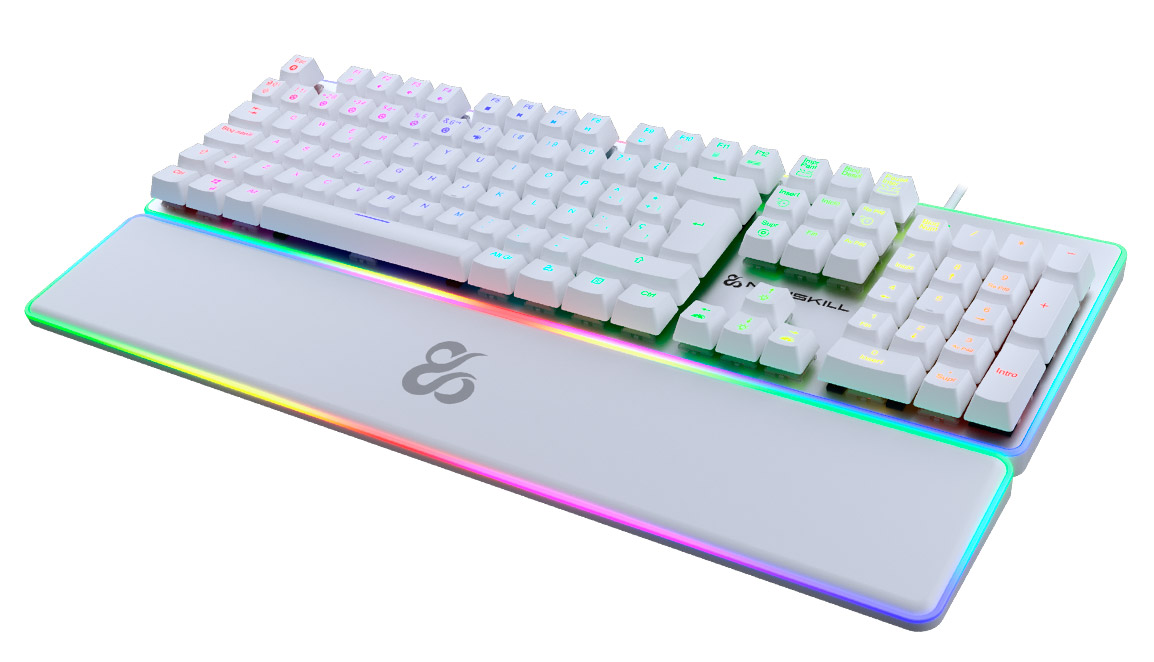 gungnyr teclado optomecanico blanco