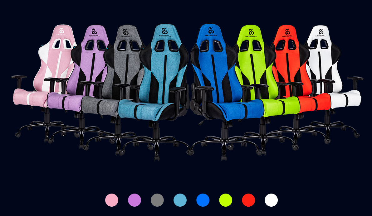 silla tela de colores