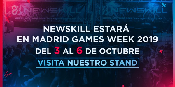 Newskill estará en Madrid Games Week 2019: gaming en estado puro