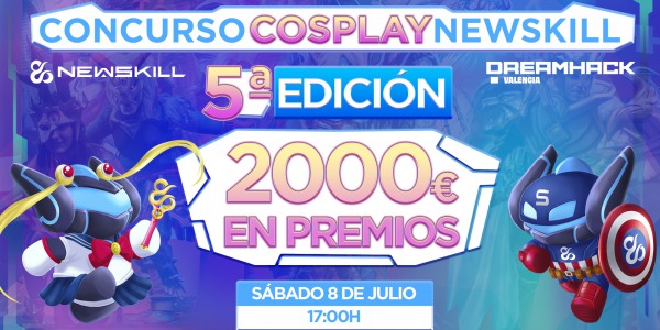 Participa en el concurso de cosplay de Newskill en Dreamhack Valencia 2023