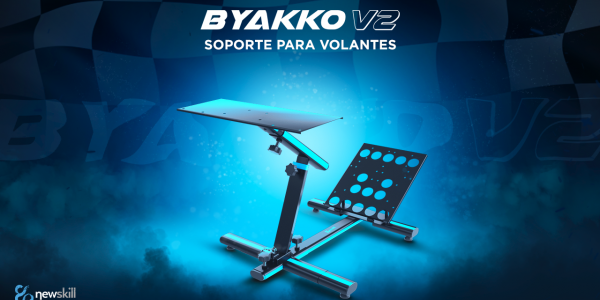 Revolucionamos los juegos de carreras con BYAKKO, su primer soporte para volantes