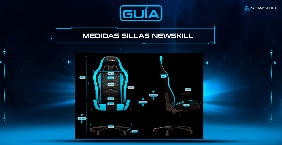 Gaming chair measurement guide Newskill