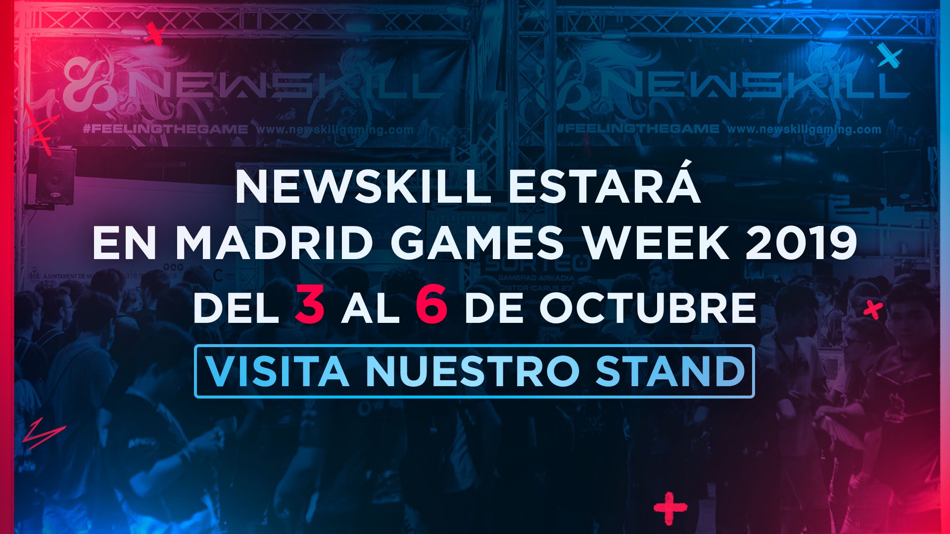 Newskill will be at Madrid Games Week 2019: gaming in its purest form