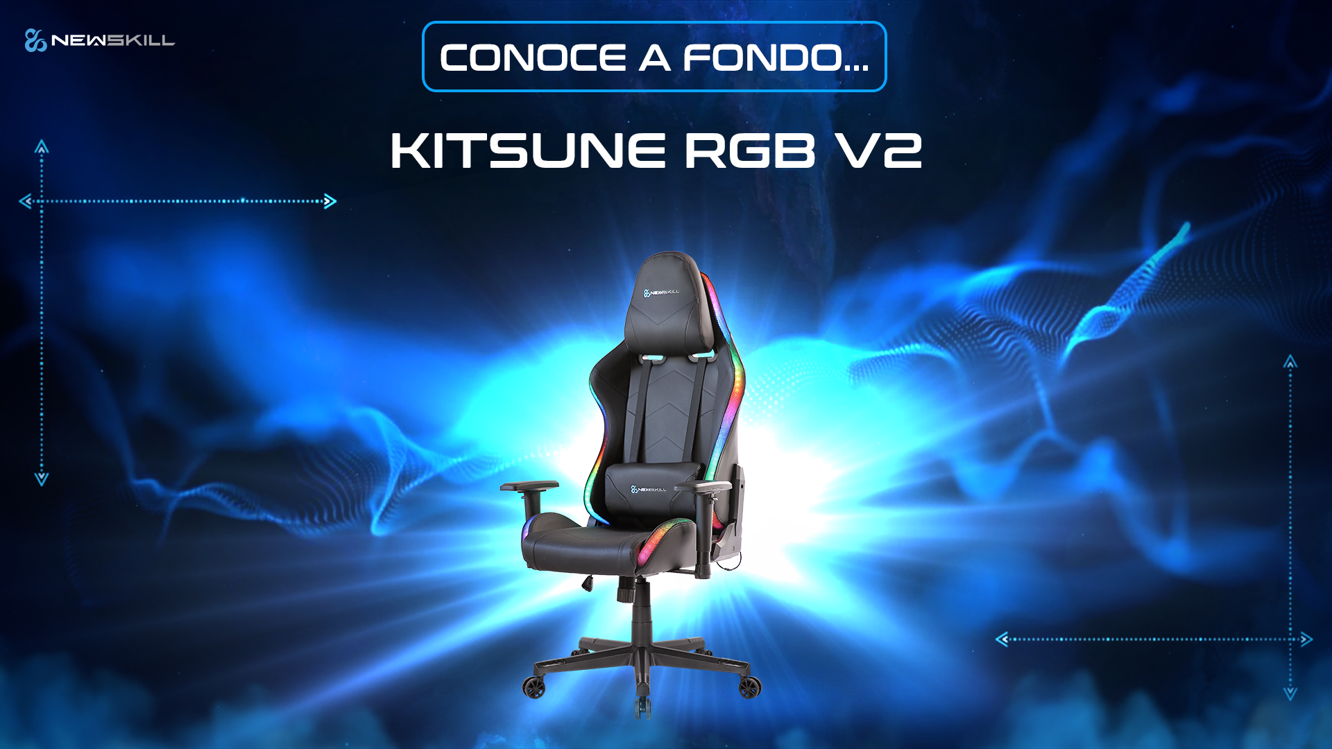 Discover Kitsune RGB V2: the definitive RGB gaming chair has arrived