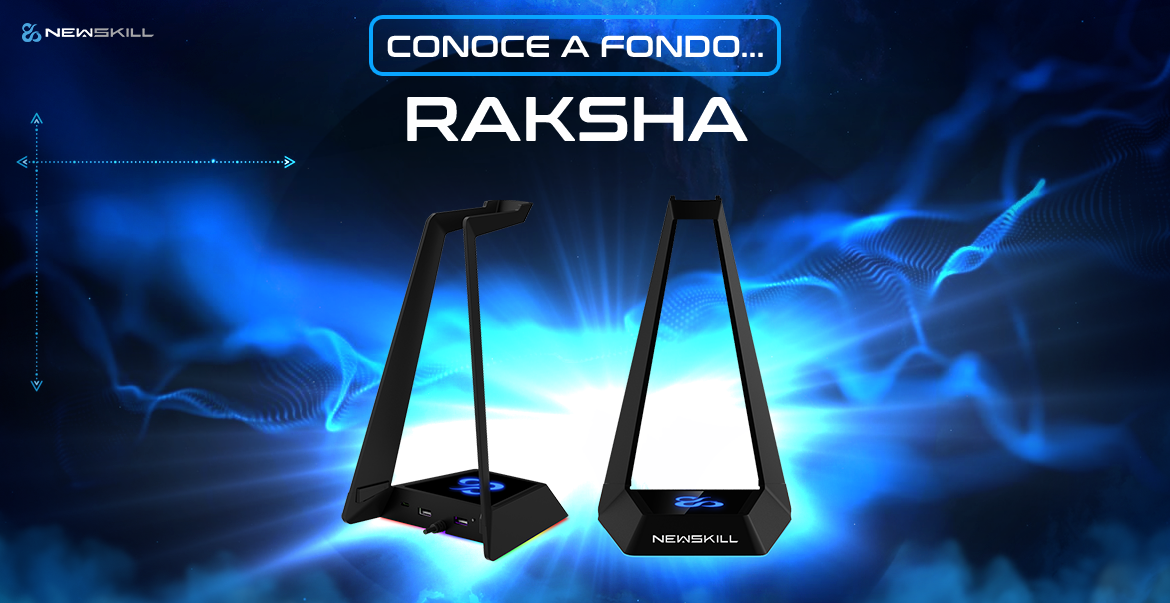 Get to know Raksha in depth: our RGB support for headphones