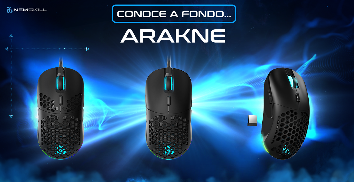 Arakne Series: three different mice for each type of game