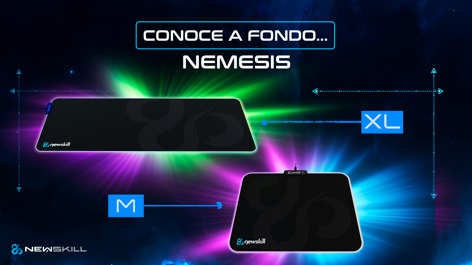 Get to know the Nemesis RGB gaming mouse pad in depth